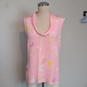 Vintage Escada Silk Sleeveless Blouse